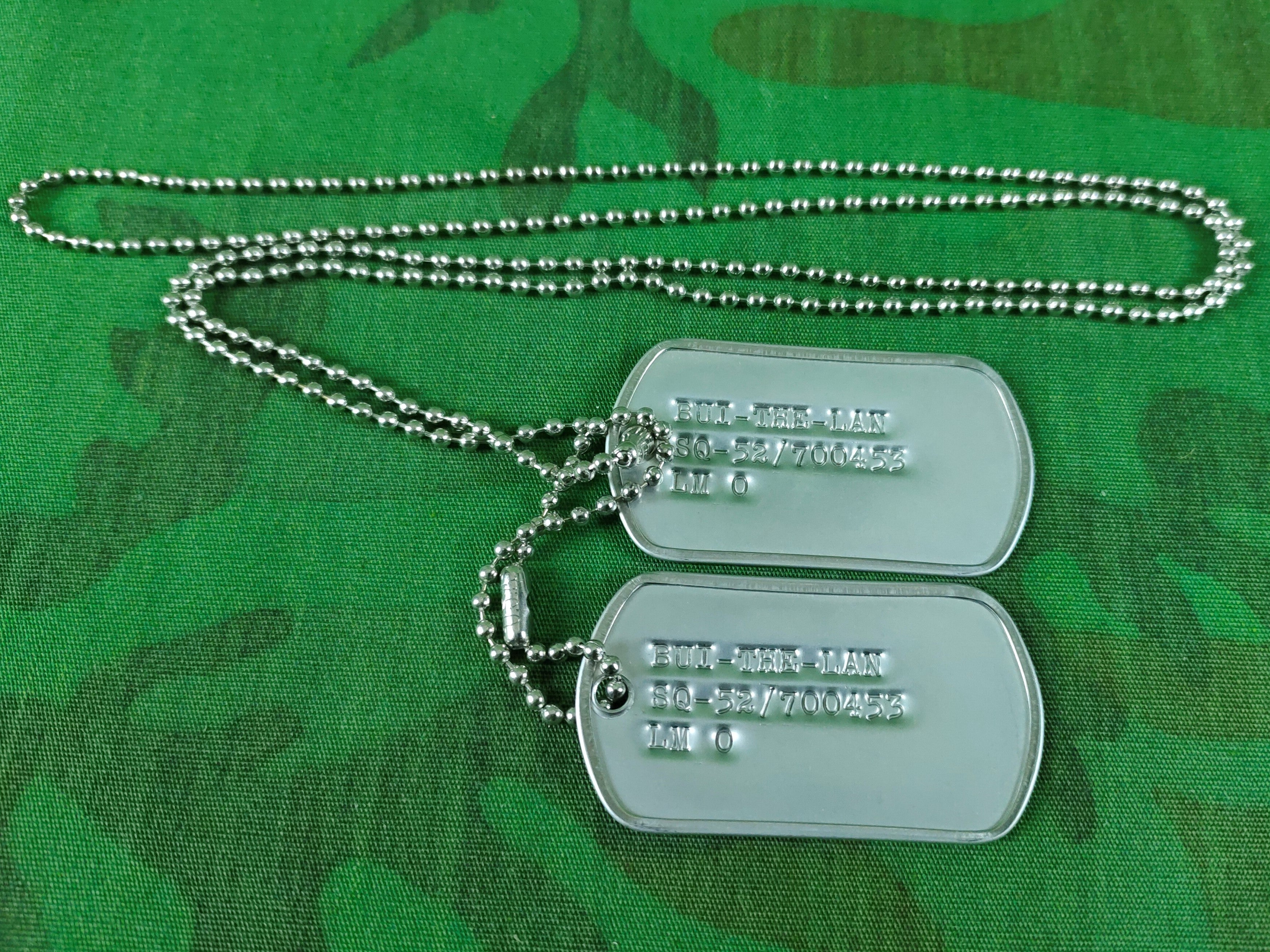 Vintage military dog outlet tags