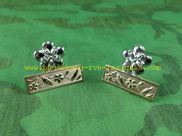 RVN Thieu-Ta / Major - Officer Metal Collar Rank Badge