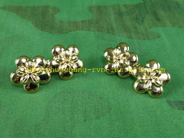 RVN Trung-Uy / First Lieutenant - Officer Metal Collar Rank Badge