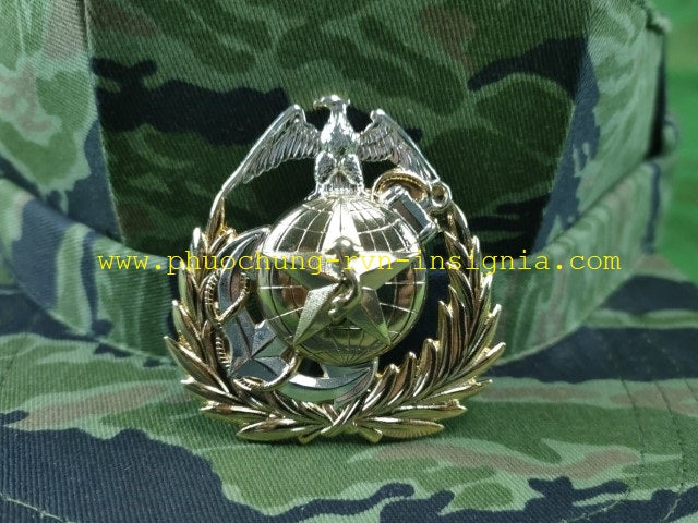 RVN Marines TQLC Metal Beret Hat Cap Badge