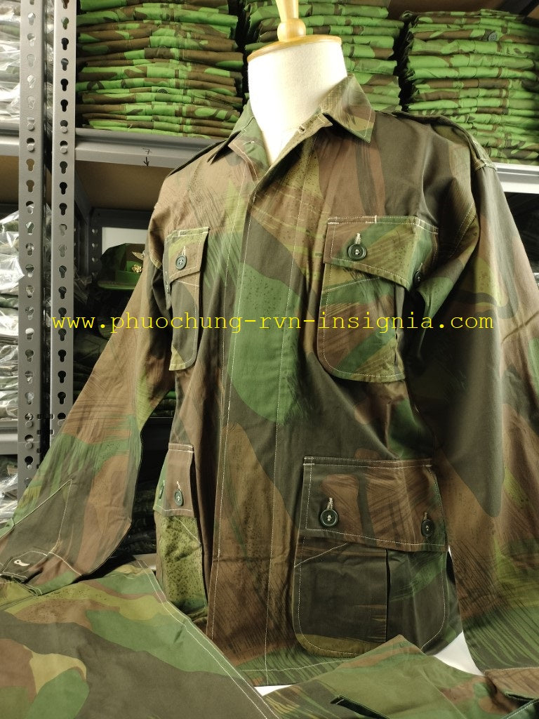 Shirt & Pants RVN South Vietnamese Special Forces LLDB Windproof Pink Huyet Du Blookcake Camo