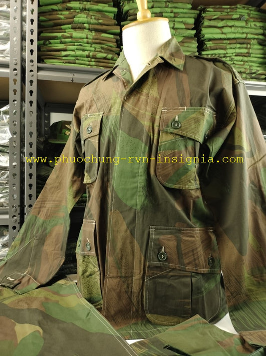 Shirt & Pants RVN South Vietnamese Special Forces LLDB Windproof Pink Huyet Du Blookcake Camo