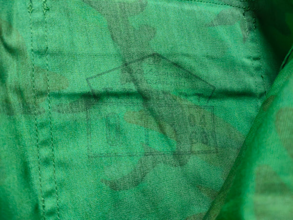 SMALL Nhay-du Vietnamese Airborne Camo Leaf Pattern Zipper Shirt & Pants