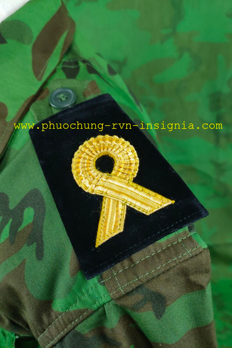 SVSQ Hai-Quan / RVN Navy OCS Officer Candidate School Shoulder Rank Slide Set