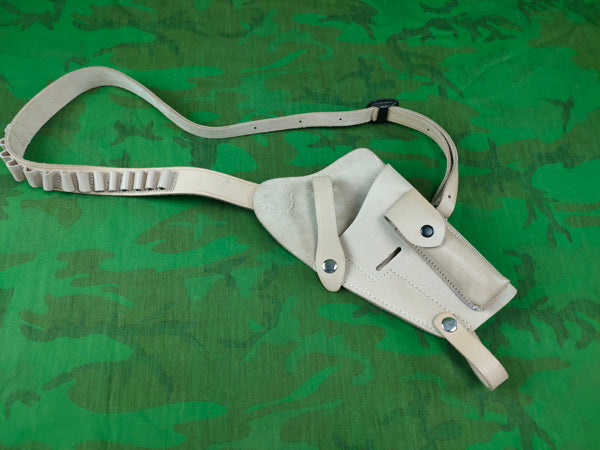 RVN South Vietnamese Army Private Purchase Leather Shoulder Holster for 1911 Natural Color