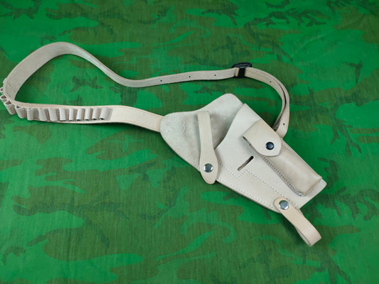 RVN South Vietnamese Army Private Purchase Leather Shoulder Holster for 1911 Natural Color