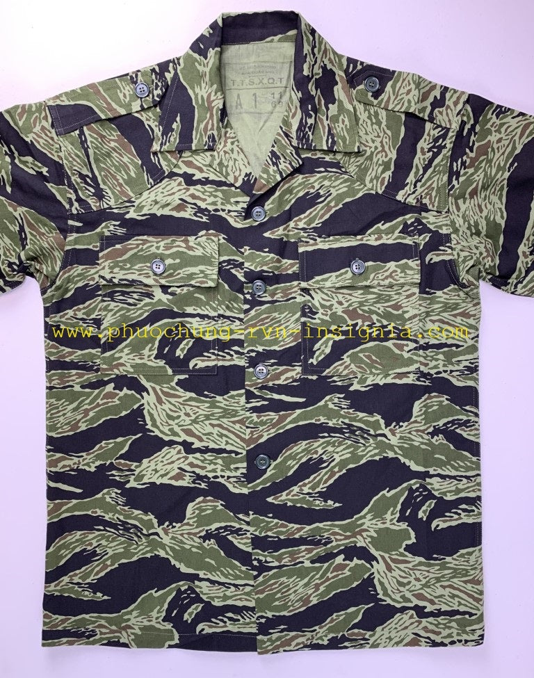 Shirt & Pants RVN South Vietnamese Marines VNMC TQLC Tiger Stripes Seawave Camo Type II/C