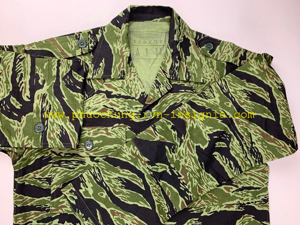 Shirt & Pants RVN South Vietnamese Marines VNMC TQLC Tiger Stripes Seawave Camo Type II/C
