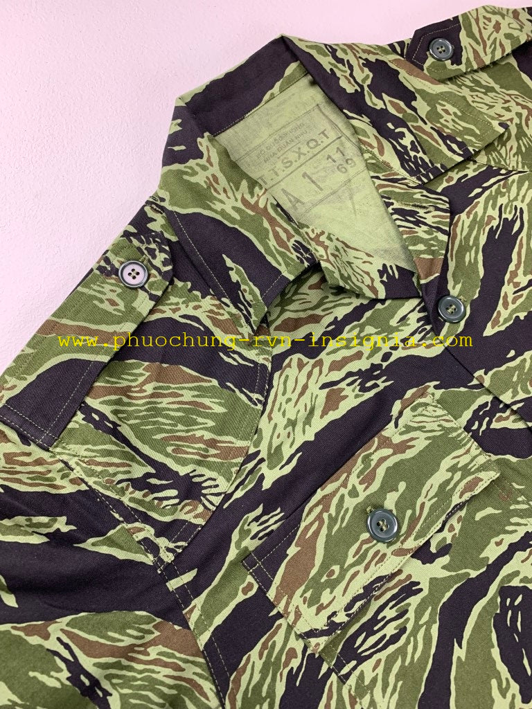 Shirt & Pants RVN South Vietnamese Marines VNMC TQLC Tiger Stripes Seawave Camo Type II/C
