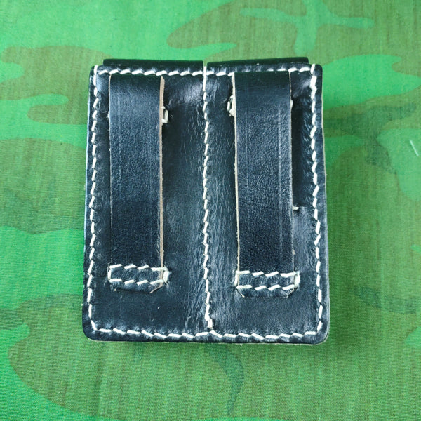 South Vietnamese Army Private Purchase Leather Ammo Pouch for .45 ACP Black Color