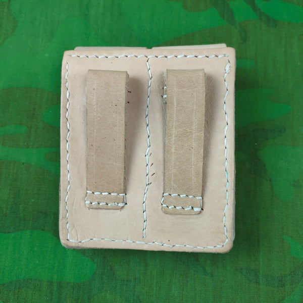 South Vietnamese Army Private Purchase Leather Ammo Pouch for .45 ACP Natural Color