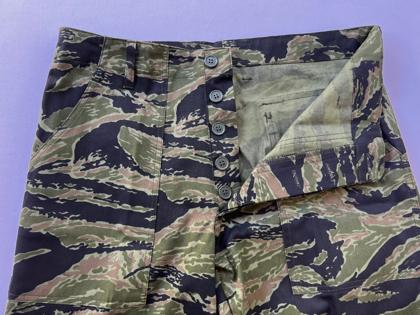 Shirt & Pants RVN South Vietnamese Marines VNMC TQLC Tiger Stripes Seawave Camo Type II/A