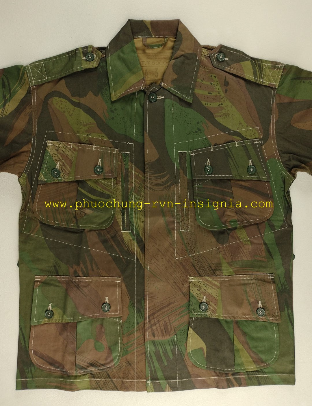 Shirt & Pants Medium Zipper RVN South Vietnamese Special Forces LLDB Windproof Pink Huyet Du Blookcake Camo