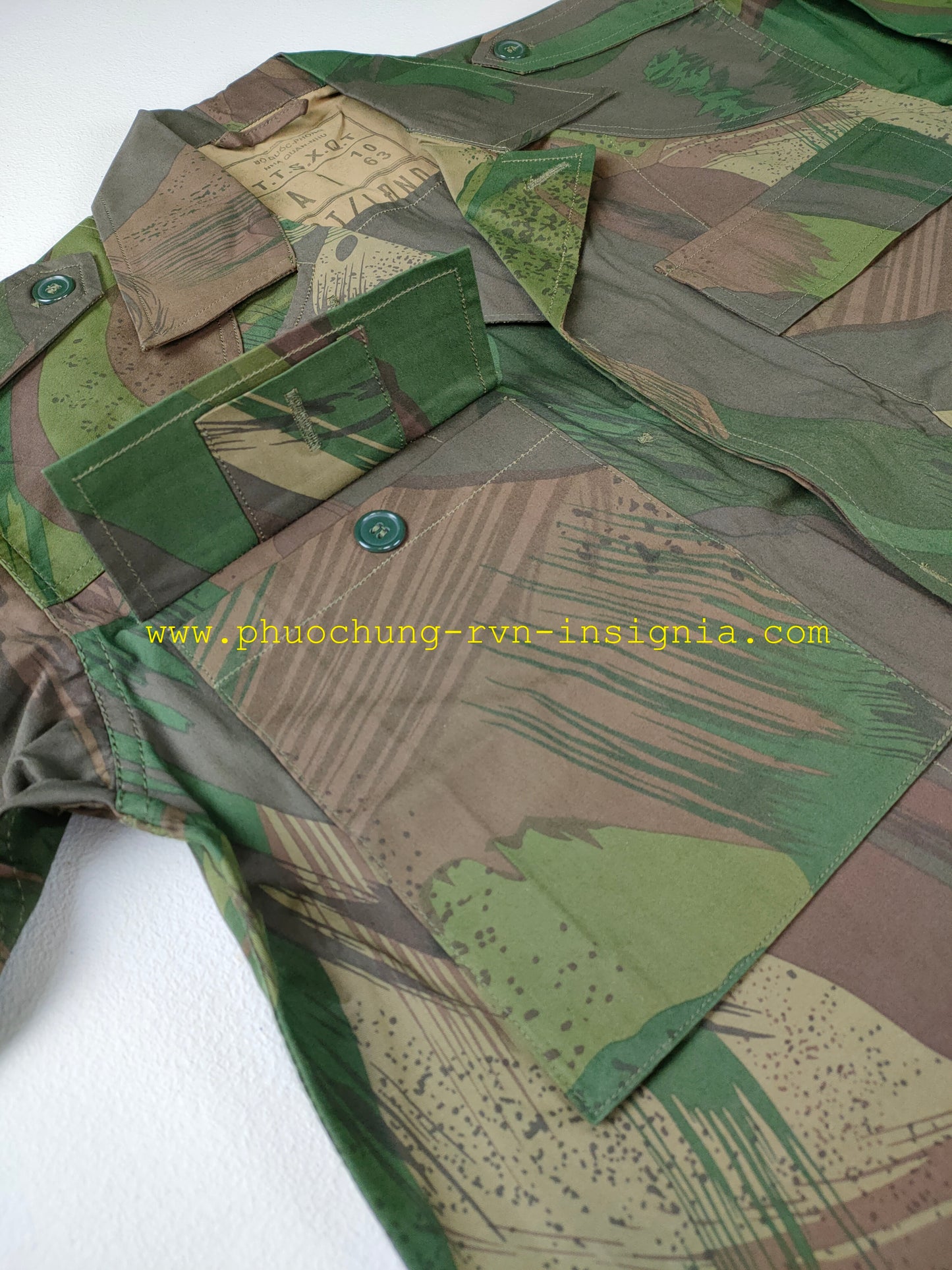 Shirt & Pants RVN Vietnamese Airborne Nhay Du Windproof Pink Huyet Du Blookcake Camo