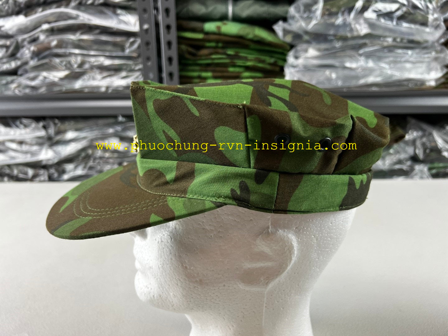 RVN Airborne Nhay-Du Officer Leaf Pattern ERDL Camo Field Cap