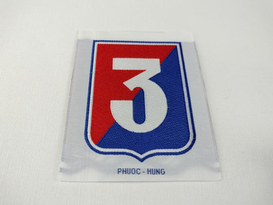 RVN South Vietnamese Army 3rd Infantry Division Shoulder Woven Patch Early Issued