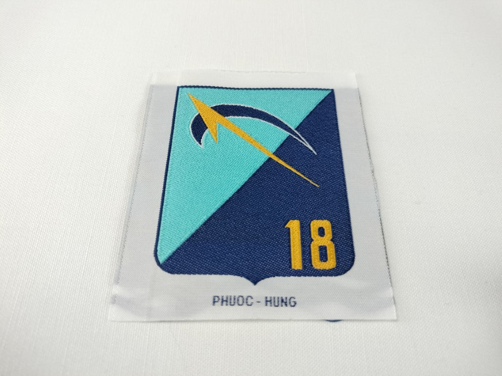 RVN South Vietnamese Army 18th Infantry Division Shoulder Woven Patch