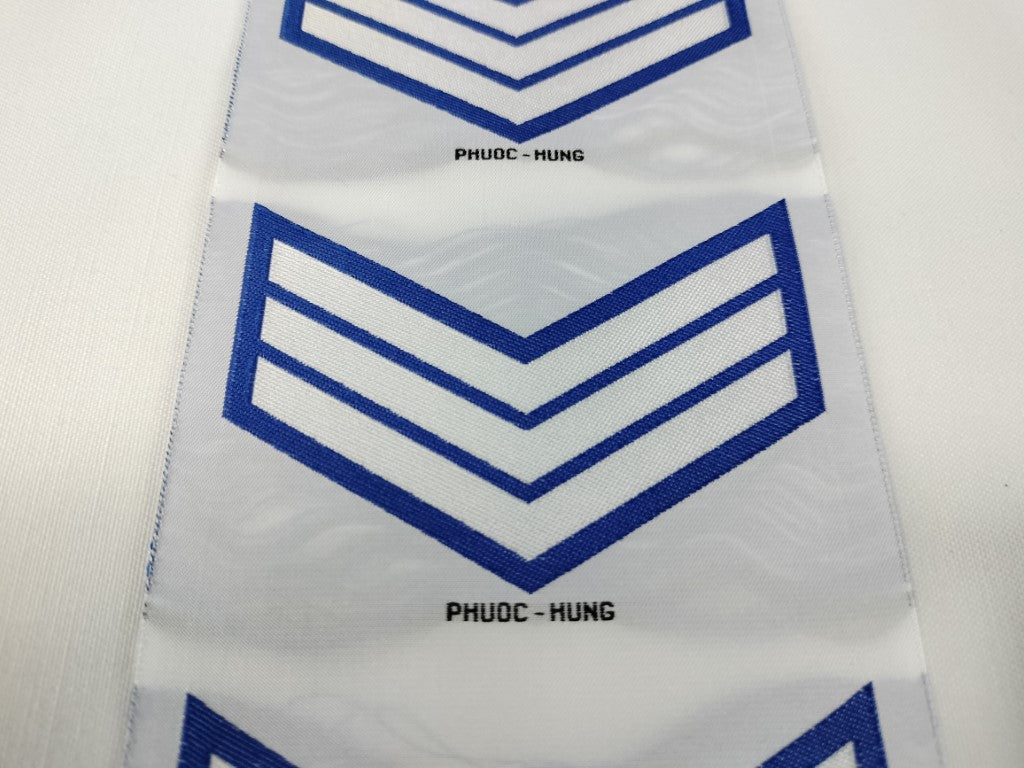 RVN Army Enlisted NCO Sergeant 1st Class Trung-Si-Nhat Shoulder Rank Woven Patch
