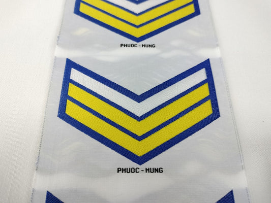 RVN Army Enlisted NCO Senior Corporal Ha-Si-Nhat Shoulder Rank Woven Patch