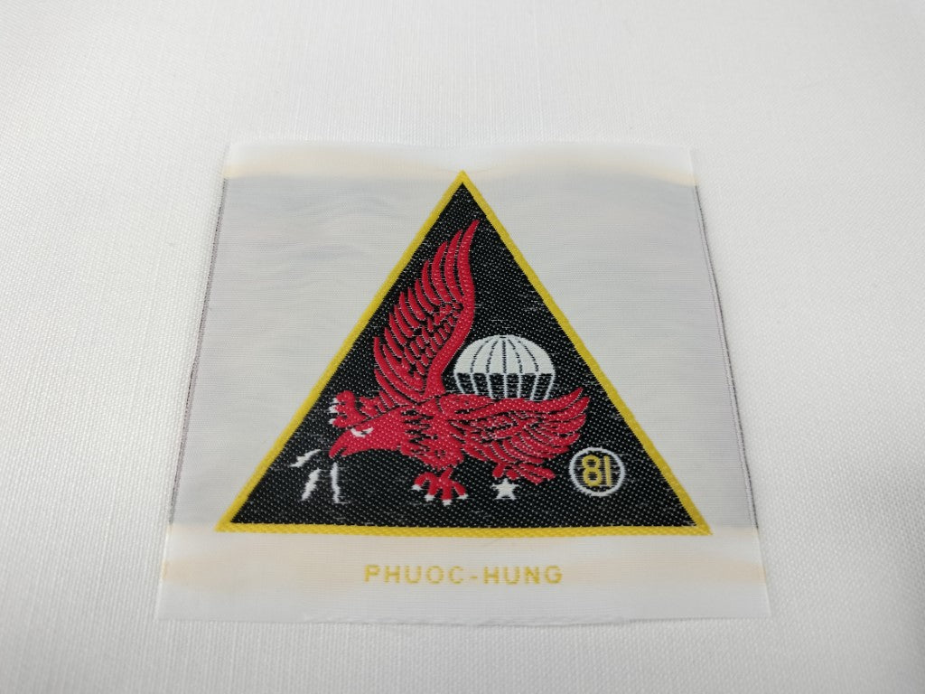 RVN 81st Airborne Ranger Group Lien-Doan Biet-Cach Nhay-Du Shoulder Woven Patch