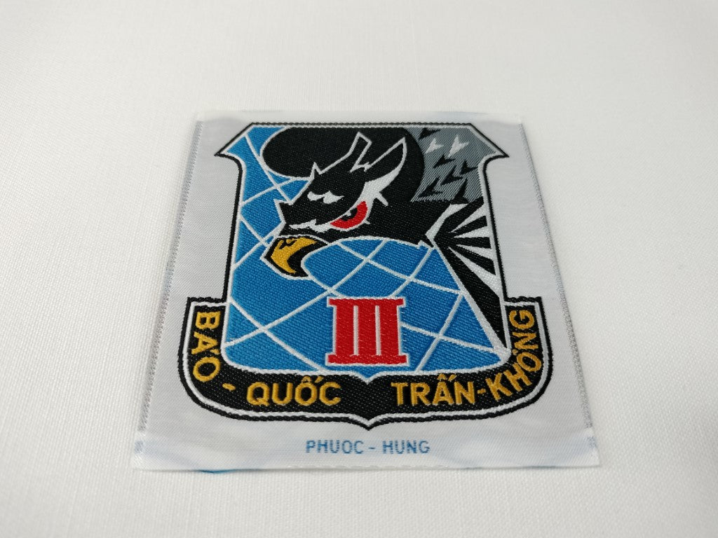 RVN South Vietnamese Air Force RVNAF 3rd Air Division Woven Shoulder Patch