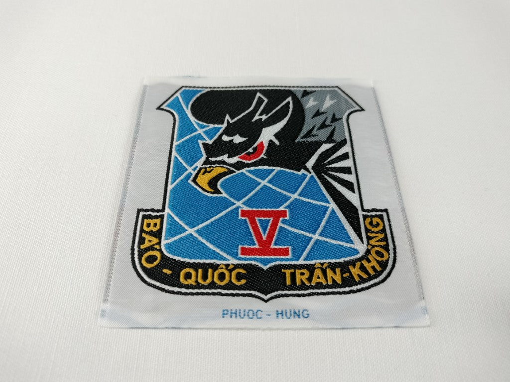 RVN South Vietnamese Air Force RVNAF 5th Air Division Woven Shoulder Patch