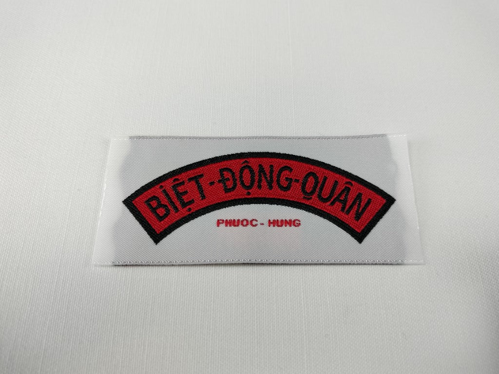 RVN Vietnamese Ranger Biet-Dong-Quan Tab Combat Subdued Shoulder Woven Patch B