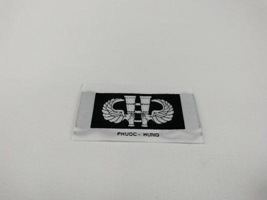 RVN Vietnamese Airborne Nhay-Du Recon Qualification Badge Pocket Woven Patch