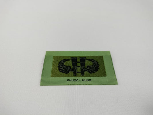 RVN Vietnamese Elite Forces Combat Subdued Recon Qualification Badge Pocket Woven Patch