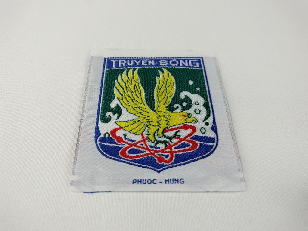 RVN Marines VNMC TQLC Signal Battalion Truyen-Song Shoulder Woven Patch