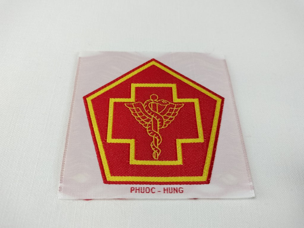 RVN South Vietnamese Army Medical Corp Medic Officer Shoulder Woven Patch