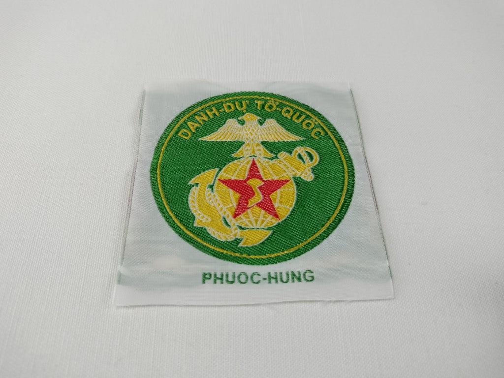 RVN Marines VNMC TQLC Pocket Woven Patch Variant