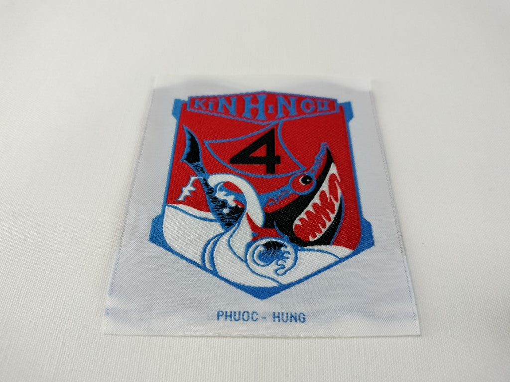 RVN Marines VNMC TQLC 4th Battalion Kinh-Ngu Shoulder Woven Patch