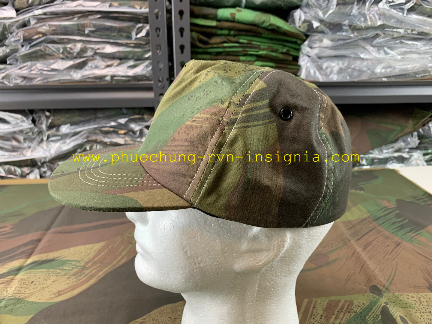 RVN Baseball Type Utility Field Cap Windproof Pink Huyet Du Blookcake Camo