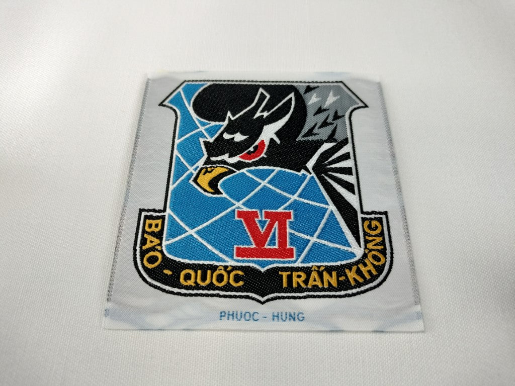 RVN South Vietnamese Air Force RVNAF 6th Air Division Woven Shoulder Patch