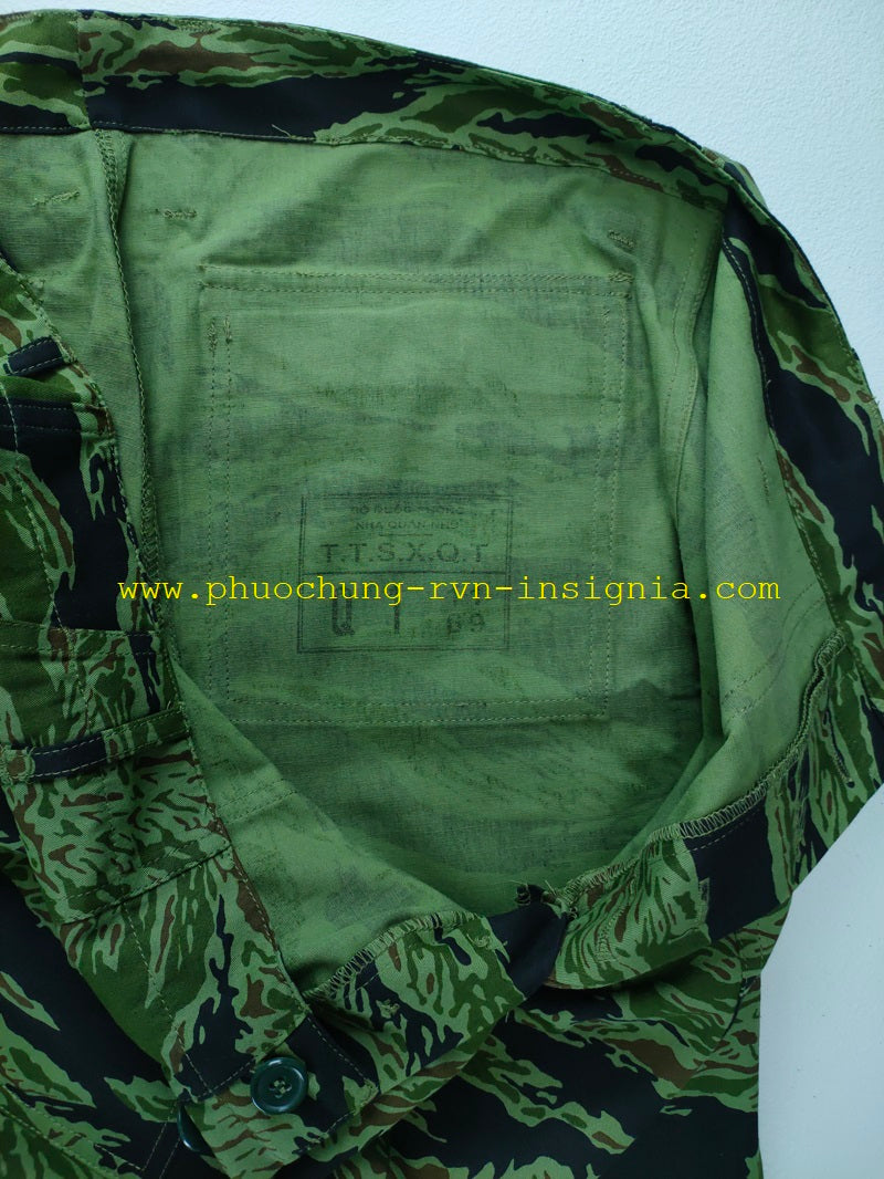 Shirt & Pants RVN South Vietnamese Marines VNMC TQLC Tiger Stripes Seawave Camo Type II/B