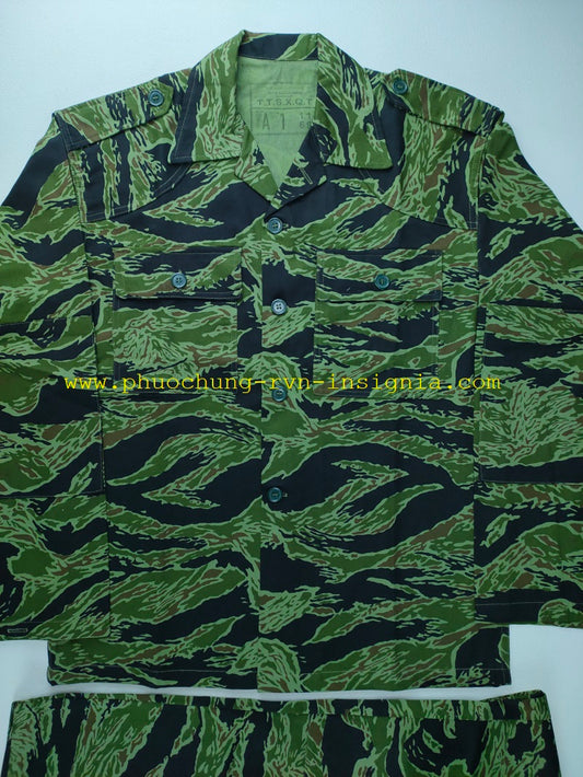Shirt & Pants RVN South Vietnamese Marines VNMC TQLC Tiger Stripes Seawave Camo Type II/B