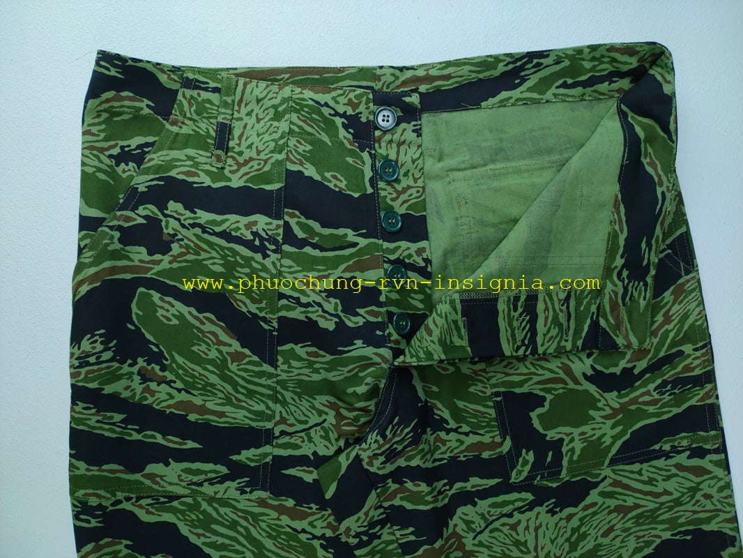 Shirt & Pants RVN South Vietnamese Marines VNMC TQLC Tiger Stripes Seawave Camo Type II/B