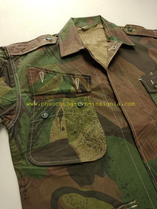 Shirt Only RVN South Vietnamese Special Forces LLDB Windproof Pink Huyet Du Blookcake Camo