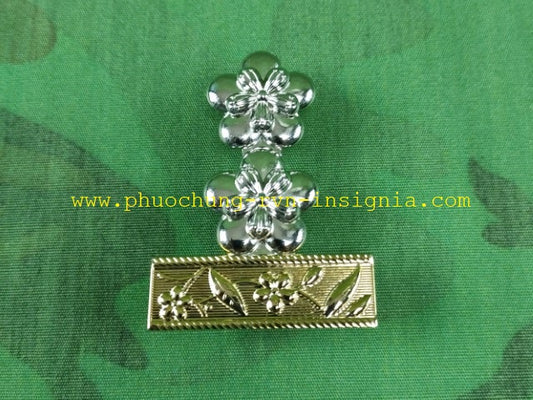 RVN Trung-Ta / Lieutenant-Colonel - Officer Metal Collar Rank Badge