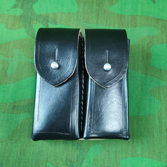 South Vietnamese Army Private Purchase Leather Ammo Pouch for .45 ACP Black Color