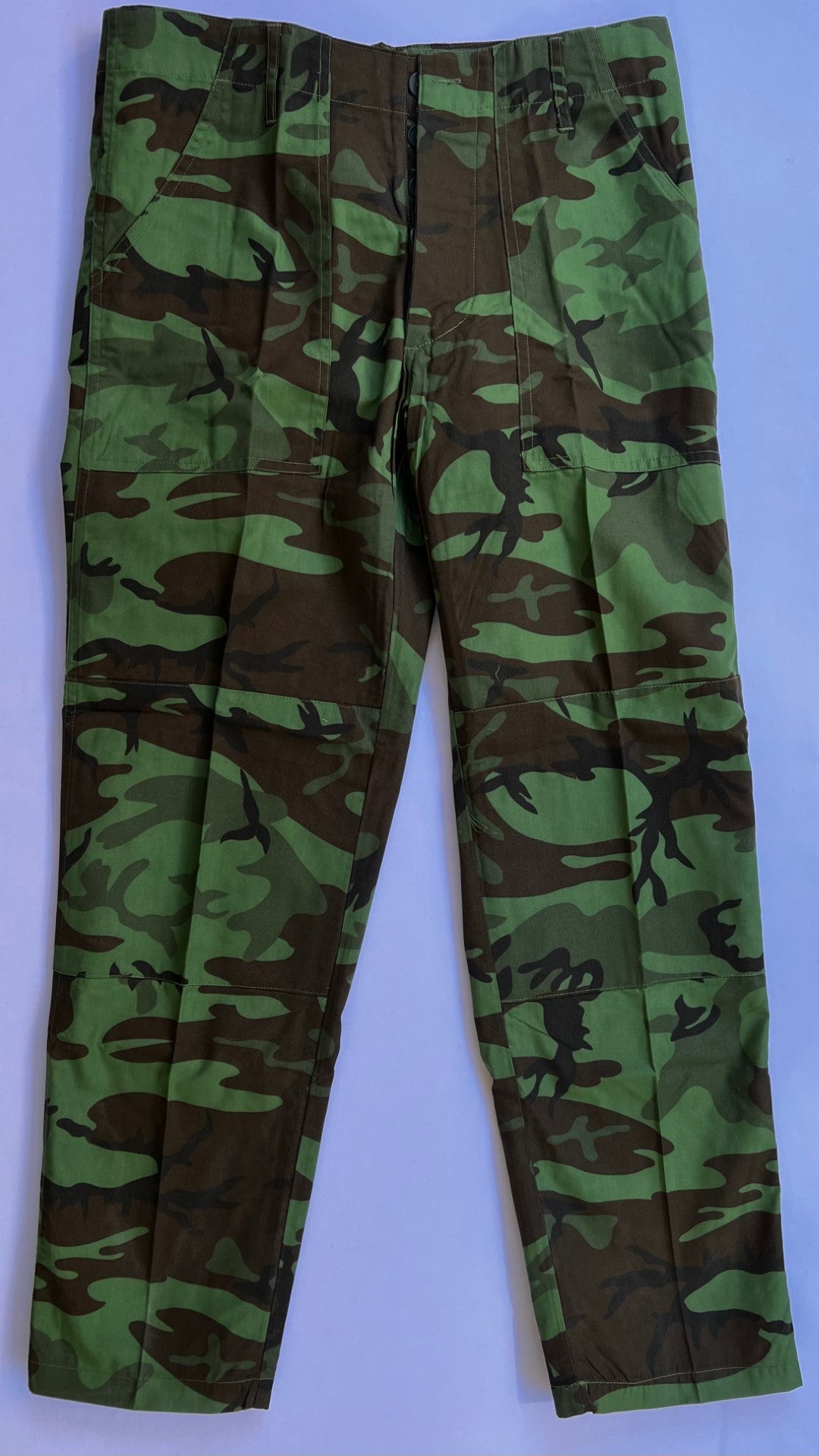 Shirt & Pants RVN Vietnamese Ranger Biet-Dong-Quan Poplin Leaf Pattern ERDL BDQ Camo