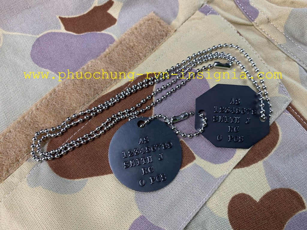 Military Dog Tag Personalized Phuoc Hung RVN Insignia