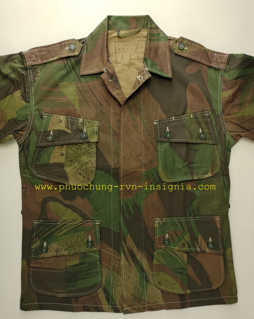 Shirt & Pants RVN South Vietnamese Special Forces LLDB Windproof Pink Huyet Du Blookcake Camo