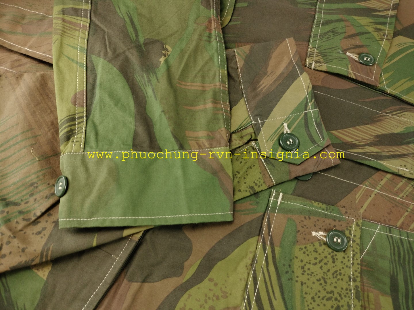 Shirt & Pants RVN South Vietnamese Special Forces LLDB Windproof Pink Huyet Du Blookcake Camo