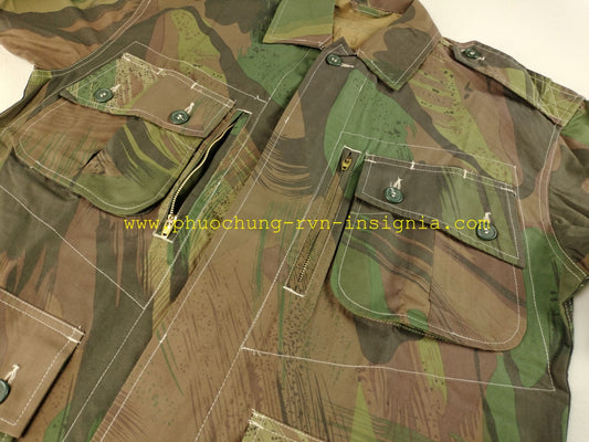 Shirt & Pants Medium Zipper RVN South Vietnamese Special Forces LLDB Windproof Pink Huyet Du Blookcake Camo