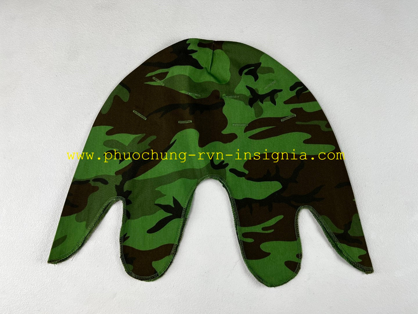 RVN Vietnamese Airborne/Ranger Nhay-Du/Biet-Dong-Quan Leaf Pattern ERDL BDQ Camo M1 Helmet Cover