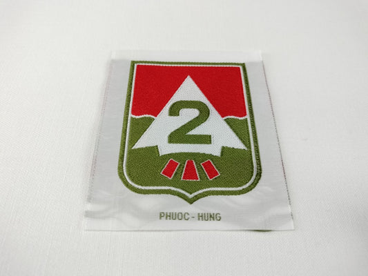 RVN South Vietnamese Army 2nd Infantry Division Shoulder Woven Patch