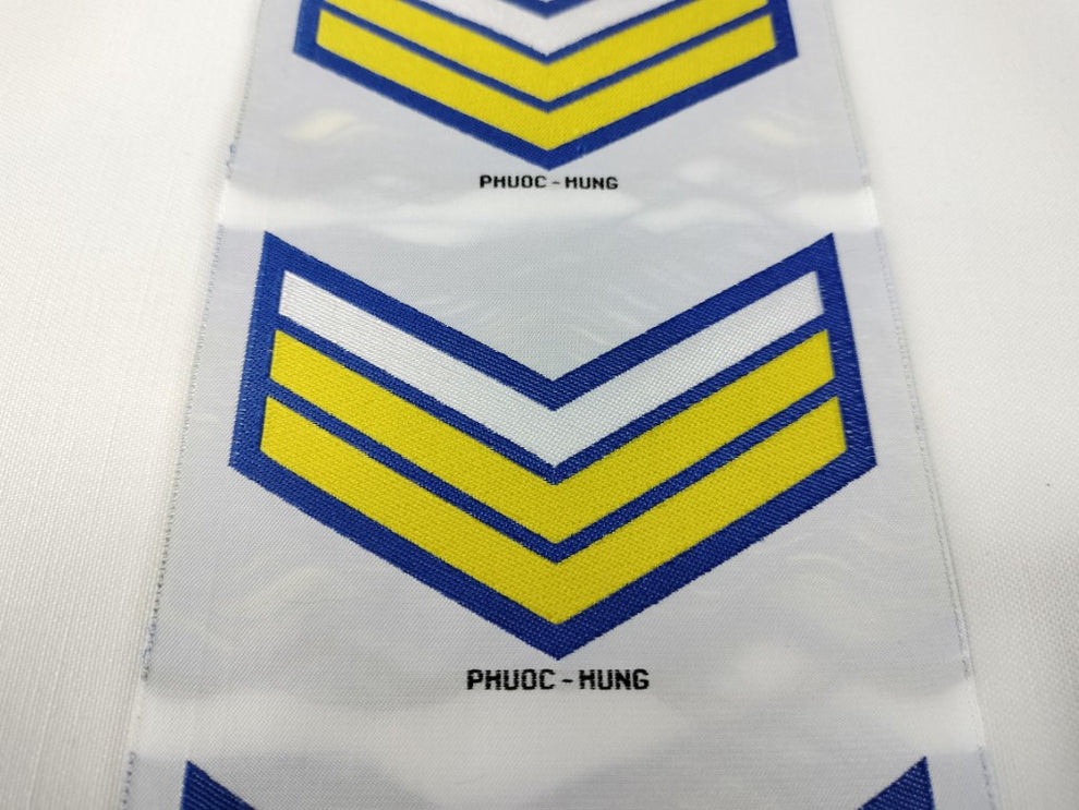 RVN Army Enlisted NCO Senior Corporal Ha-Si-Nhat Shoulder Rank Woven P ...