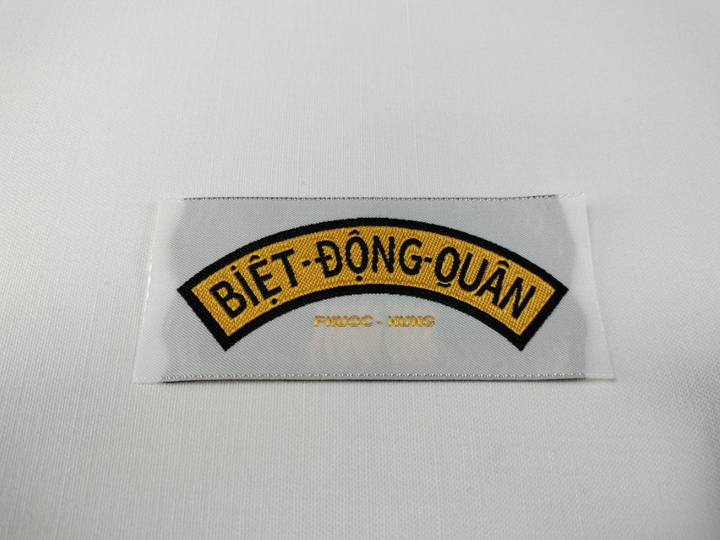 RVN Vietnamese Ranger Biet-Dong-Quan Tab Shoulder Woven Patch